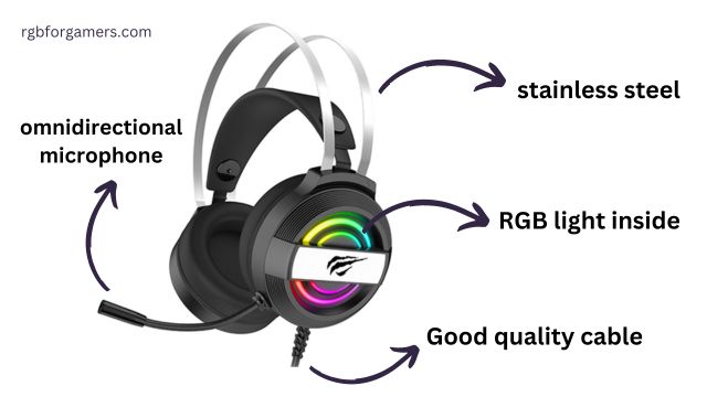 H2026d Gaming Headset from Havit Diagram