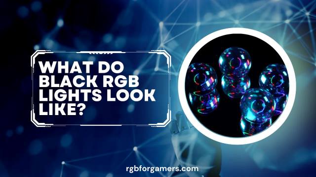 rgb light black color?