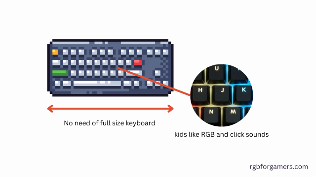 Gaming keyboard for kids and importance of RGB