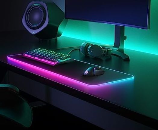 best rgb mousepad  by steelseires