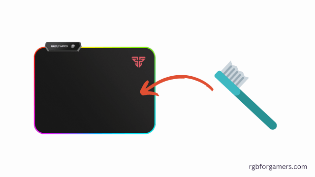 dry clean method for mouse pad cleaning