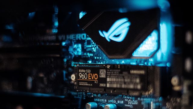 RGB motherboard from ROG