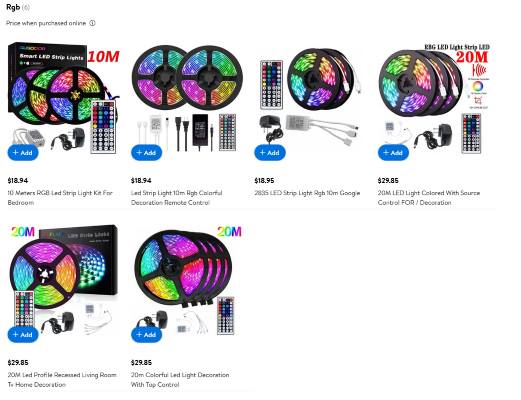 RGB LED Strips Walmart